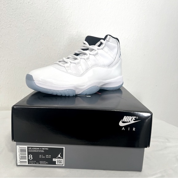 Jordan 11 Retro Lifestyle Sneaker White/Legend Blue Mens 8 Women 9.5 CT8012 104 main image 4